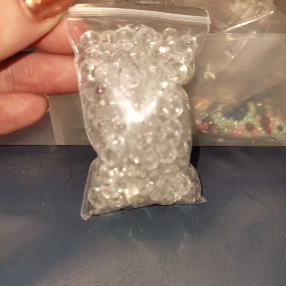 Clear Round Beads